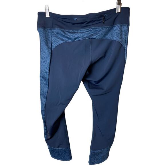 Pearl Izumi For Women Studio Navy Phyllite 3 Quarter Leggings Size XL - Picture 5 of 9